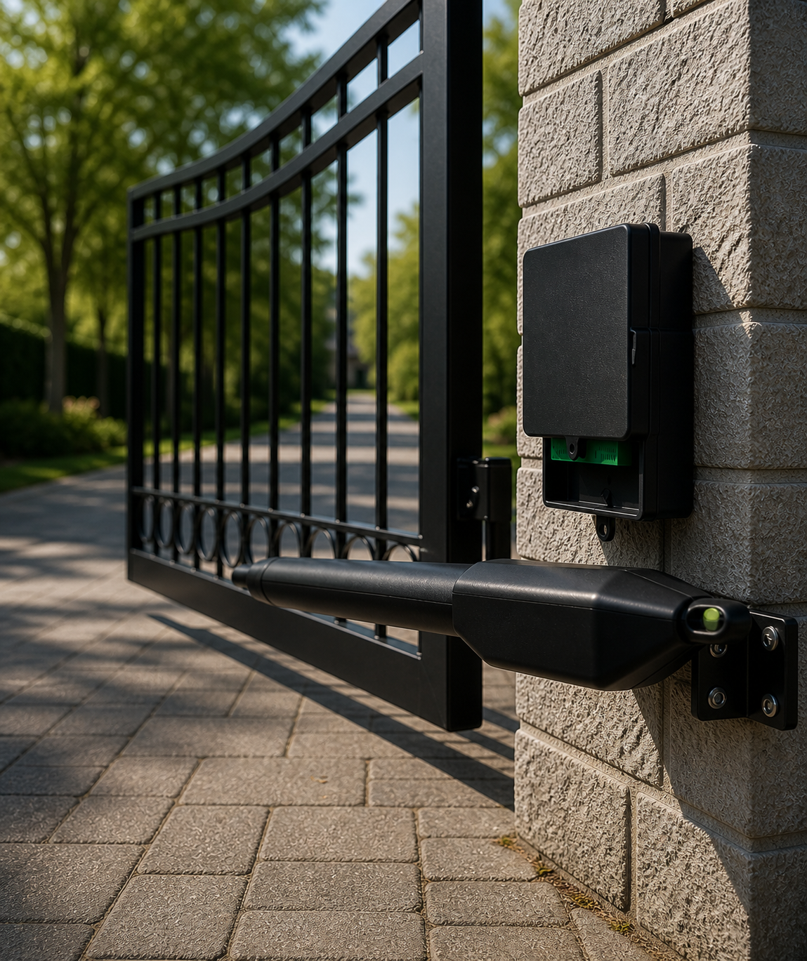 HDP1 3 Ghost Controls HDP1 Manor Series Single Smart Ready Automatic Gate Opener - Image 1