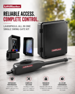 Liftmaster LA400PKGUL All in One Single Swing Gate Kit - Image 2