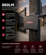 860LM Universal Weather Resistant Receiver Security+ 2.0 - Image 2