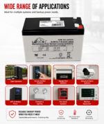 29-NP712 - 12V 7AH REPLACEMENT BATTERIES - Image 4