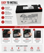 29-NP712 - 12V 7AH REPLACEMENT BATTERIES - Image 5