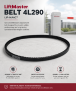 LiftMaster Belt 4L290 | LIF-MA007 - Image 2