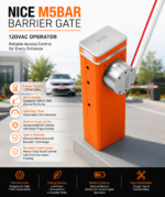 Nice M5Bar barrier gate operator / 120 VAC - Image 2