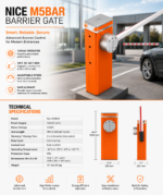 Nice M5Bar barrier gate operator / 120 VAC - Image 3