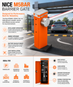 Nice M5Bar barrier gate operator / 120 VAC - Image 4