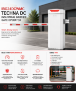 IBG24DCWMC – TECHNA DC INDUSTRIAL BARRIER GATE OPERATOR - Image 2