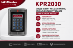 KPR2000 - SINGLE ENTRY ACCESS CONTROL KEYPAD/PROXIMITY READER - STAND ALONE OR WIEGAND - Image 2