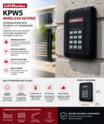 Liftmaster KPW5 wireless keypad 5 code Security+ 2.0 - Image 3