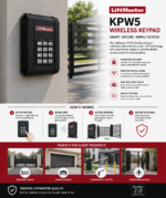 Liftmaster KPW5 wireless keypad 5 code Security+ 2.0 - Image 5