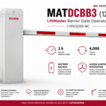 No Heater MATDCBB3 (12') - LIFTMASTER BARRIER GATE OPERATOR 110V/220V