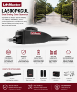 Liftmaster LA400PKGUL Dual Swing Gate Operator - Image 2
