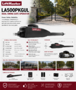 Liftmaster LA400PKGUL Dual Swing Gate Operator - Image 4