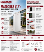 No Heater MATDCBB3 (12') - LIFTMASTER BARRIER GATE OPERATOR 110V/220V - Image 5