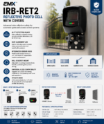 IRB-RET2 - EMX REFLECTIVE PHOTO CELL W/ COVERS - Image 4
