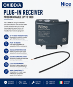OXIBD/A - PLUG IN RECEIVER PROGRAMMABLE UP TO 1000 - Image 2