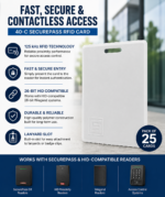 40-C - SECURE PASS RFID CARDS 26BIT HID COMPATIBLE - Image 3