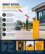 Automatic Boom Barrier Arm Gate High Quality Security Parking Lot AC Barrier Gate - Image 3