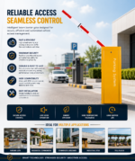Automatic Boom Barrier Arm Gate High Quality Security Parking Lot AC Barrier Gate - Image 4