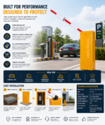 Automatic Boom Barrier Arm Gate High Quality Security Parking Lot AC Barrier Gate - Image 5